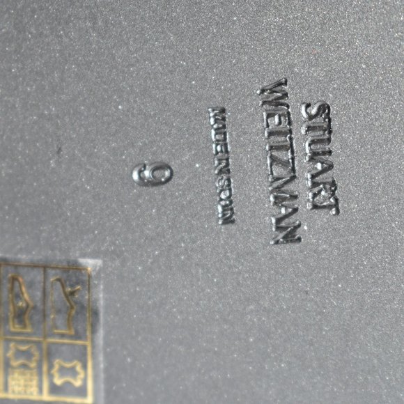 Stuart Weitzman City Over The Knee Boot Black Suede Size 9 B S4957 - Picture 9 of 10